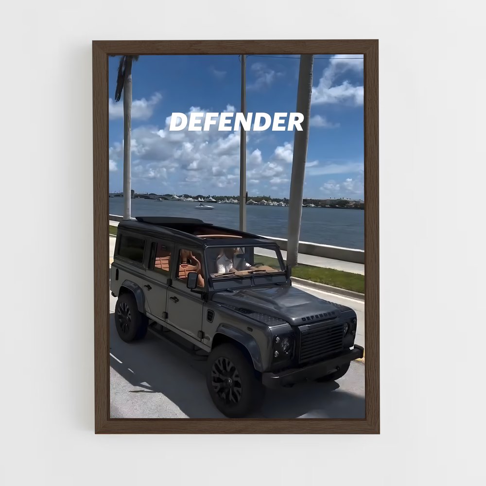 Poster Land rover (vue 5)